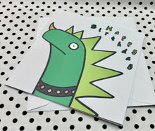 Load image into Gallery viewer, ‘Dinopunk’ Birthday Greeting Card