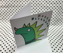 Load image into Gallery viewer, ‘Dinopunk’ Birthday Greeting Card