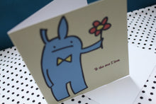 Load image into Gallery viewer, ‘Sweet Bunny’ Valentine’s Love Greeting Card