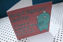 Load image into Gallery viewer, ‘Hat Fish’ Greeting Card
