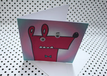 Load image into Gallery viewer, ‘Googly Bow Tie Guy’ Greeting Card