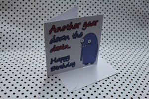 ‘Sad Monster’ Greeting Card
