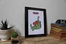 Load image into Gallery viewer, ‘Cat Battle’ Parody Art Print