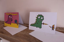 Load image into Gallery viewer, ‘Dragon Duel’ Greeting Card