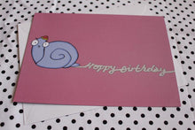 Load image into Gallery viewer, ‘Snail Trail’ Greeting Card