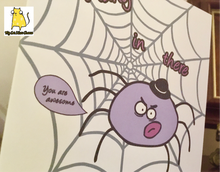 Load image into Gallery viewer, ‘Web words’ Greeting Card