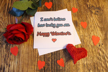 Load image into Gallery viewer, ‘Lucky You’ Valentine’s Love Greeting Card