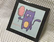 Load image into Gallery viewer, ‘Catdyfloss’ Art Print