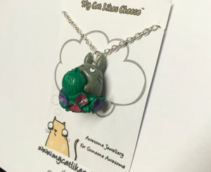 Anime inspired Totoro Necklace