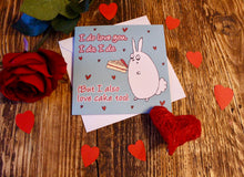 Load image into Gallery viewer, ‘Cake Love’ Valentine’s Love Greeting Card