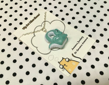 Load image into Gallery viewer, Dragon repurposed toy necklace
