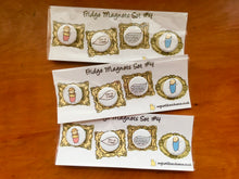 Load image into Gallery viewer, Bespoke Handmade Magnet Set #4 ‘Sausage Dog Sick’