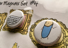Load image into Gallery viewer, Bespoke Handmade Magnet Set #4 ‘Sausage Dog Sick’