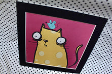 Load image into Gallery viewer, ‘Cheese Cat’ Art Print Square