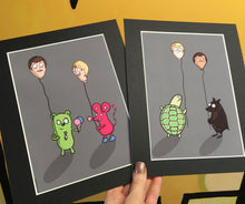 Load image into Gallery viewer, ‘Bat Balloons’ Art Print
