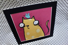 Load image into Gallery viewer, ‘Cheese Cat’ Art Print Square