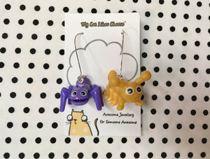 Repurposed Bug Toys Earrings