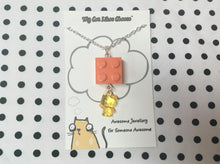 Load image into Gallery viewer, LEGO Brick Kitty Necklace