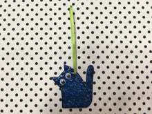 Load image into Gallery viewer, Love Cats Clay Hanging Ornament Blue