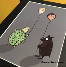 Load image into Gallery viewer, ‘Bat Balloons’ Art Print