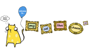 My Cat Likes Cheese Geeky prints greetings card more