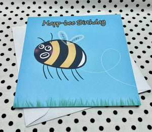 ‘Happ-Bee’ Birthday Greeting Card