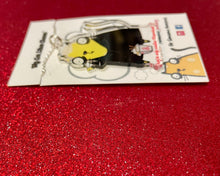 Load image into Gallery viewer, ‘Only noodles Meowchael’ Eco Acrylic Horror Cheese Cat Pendant Necklace on Silver Plated Chain
