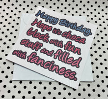 Load image into Gallery viewer, ‘Choca Block’ Birthday Greeting Card
