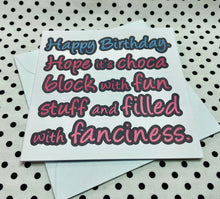 Load image into Gallery viewer, ‘Choca Block’ Birthday Greeting Card
