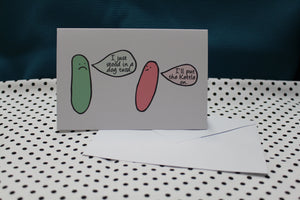 Sausage ‘Dog Turd’ Greeting Card