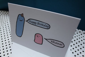 Sausage ‘Birthday Whatever’ Greeting Card