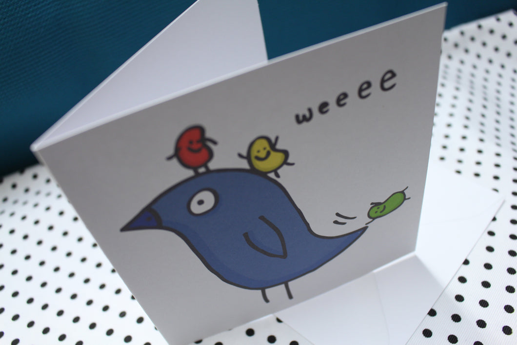 ‘Bird Fun’ Greeting Card