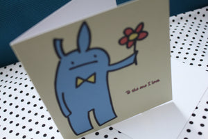 ‘Sweet Bunny’ Valentine’s Love Greeting Card
