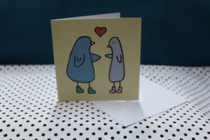 ‘Love Birds’ Valentine’s Love Greeting Card