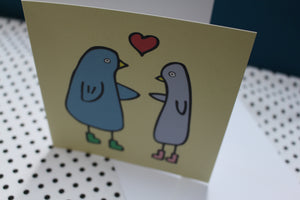 ‘Love Birds’ Valentine’s Love Greeting Card