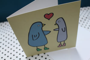 ‘Love Birds’ Valentine’s Love Greeting Card