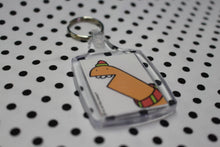 Load image into Gallery viewer, ‘Toasty Worm’ Keyring
