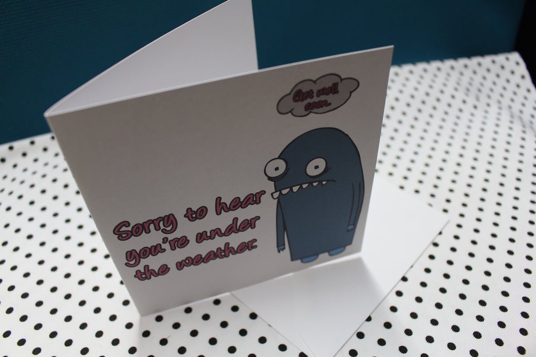 ‘Weather Monster’ Greeting Card