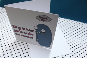 ‘Weather Monster’ Greeting Card