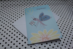 ‘Hug Bug’ Googly Greeting Card