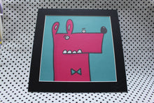 Load image into Gallery viewer, ‘Googly Bow Tie Guy’ Limited numbered Art Print Square
