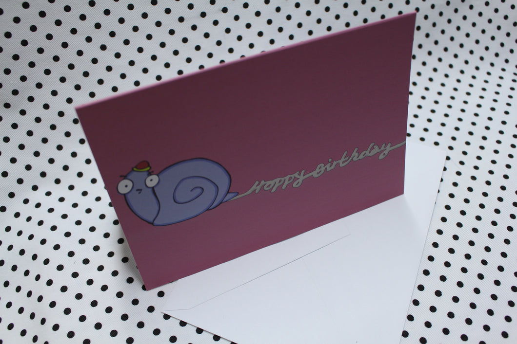 ‘Snail Trail’ Greeting Card