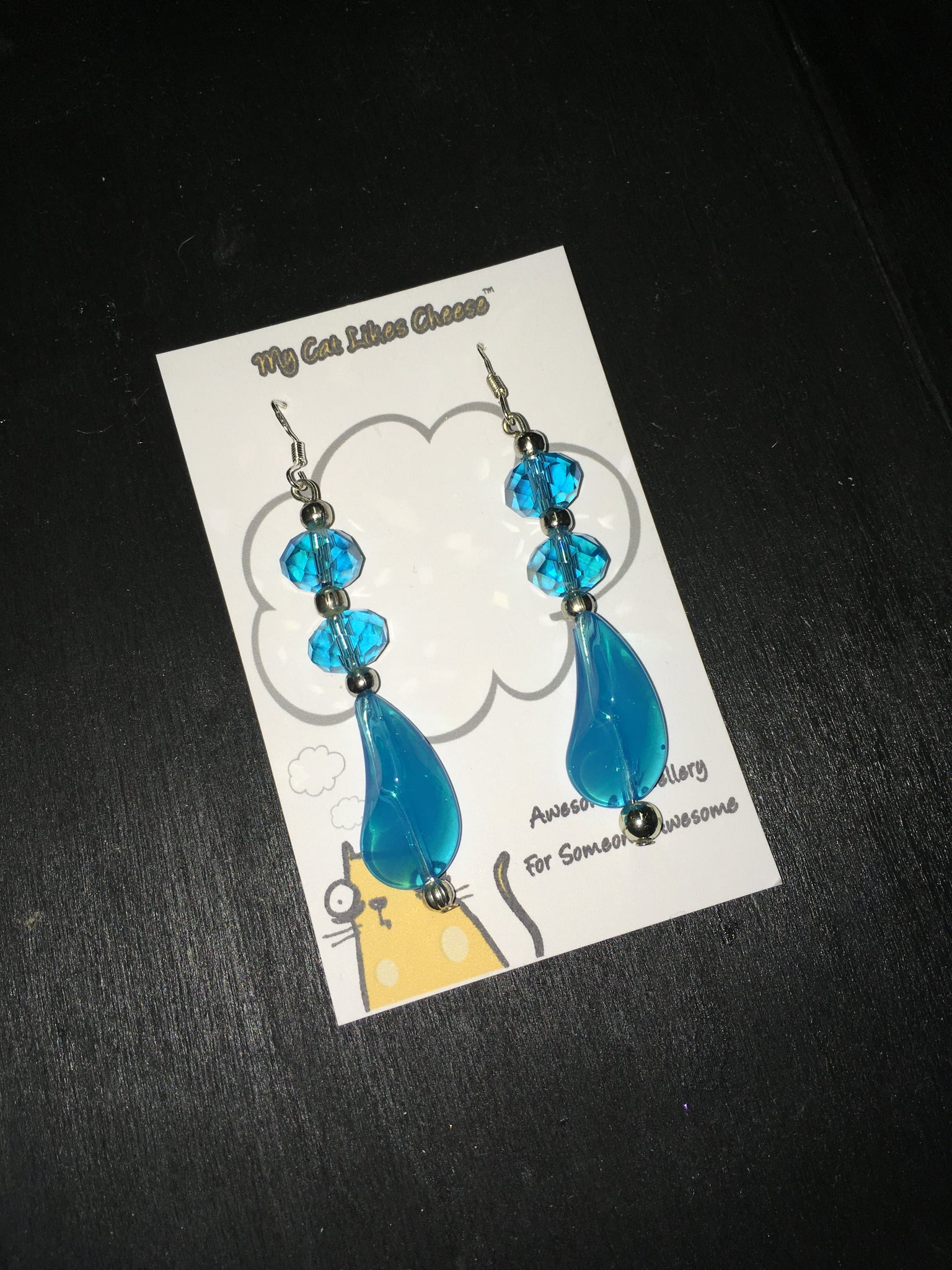 Turquoise on sale crystal earrings