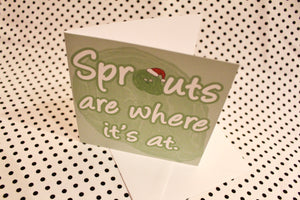 Sprouts Christmas Greeting Card