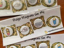 Load image into Gallery viewer, Bespoke Handmade Magnet Set #4 ‘Sausage Dog Sick’
