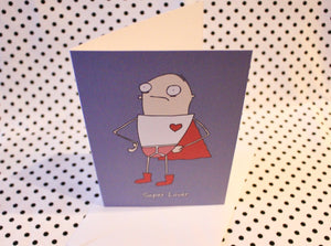 ‘Super Lover’ Valentine’s Day Greeting Card