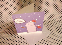 Load image into Gallery viewer, A Pie Monster Christmas Greeting Card

