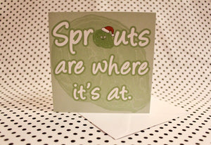 Sprouts Christmas Greeting Card