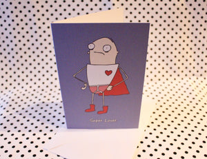 ‘Super Lover’ Valentine’s Day Greeting Card