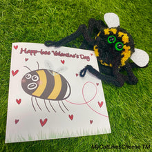 Load image into Gallery viewer, ‘Happ-Bee Valentine’s Day’ Love Greeting Card
